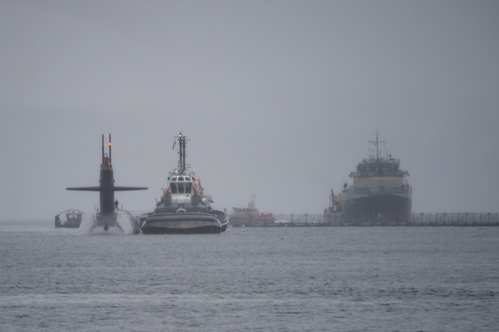 USS Nebraska (SSBN 739) Returns to Naval Base Kitsap-Bangor