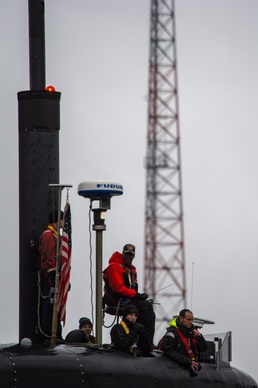 USS Nebraska (SSBN 739) Returns to Naval Base Kitsap-Bangor