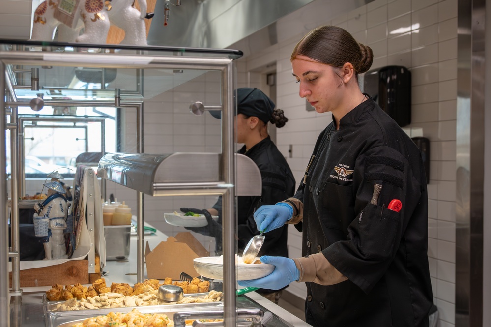 Elkhorn Dining Facility team plates meals to power nuclear deterrence