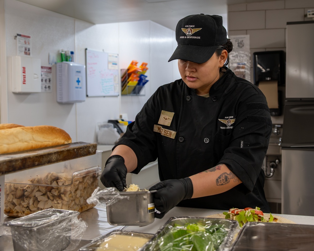Elkhorn Dining Facility team plates meals to power nuclear deterrence