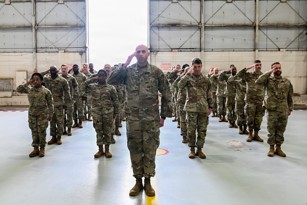 169th Operations Support Squadron change of command ceremony
