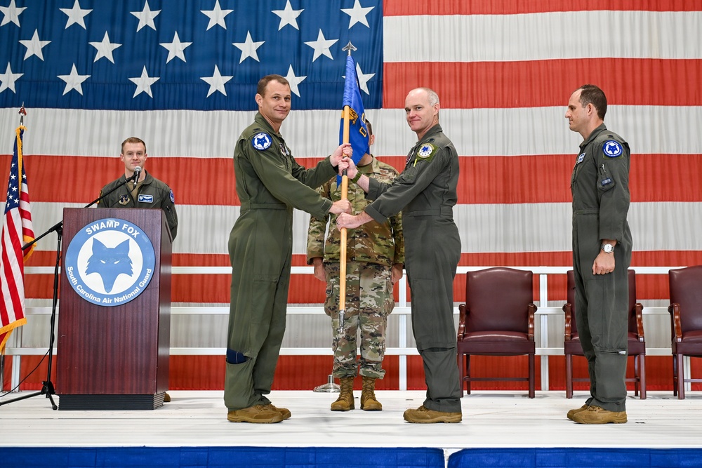 169th Operations Support Squadron change of command ceremony