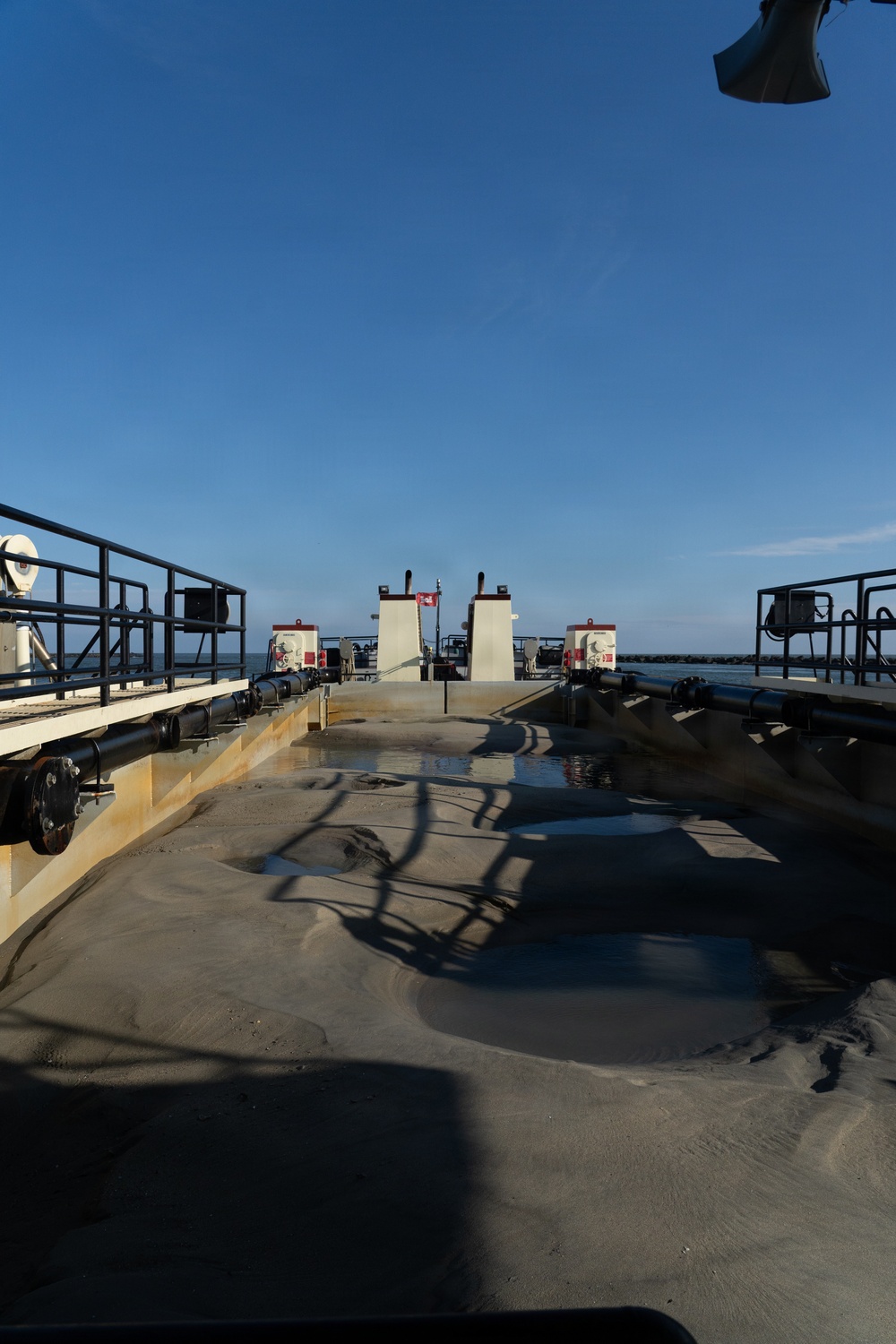US Army Corps of Engineers Dredge Boat MURDEN Performs Channel Maintenance