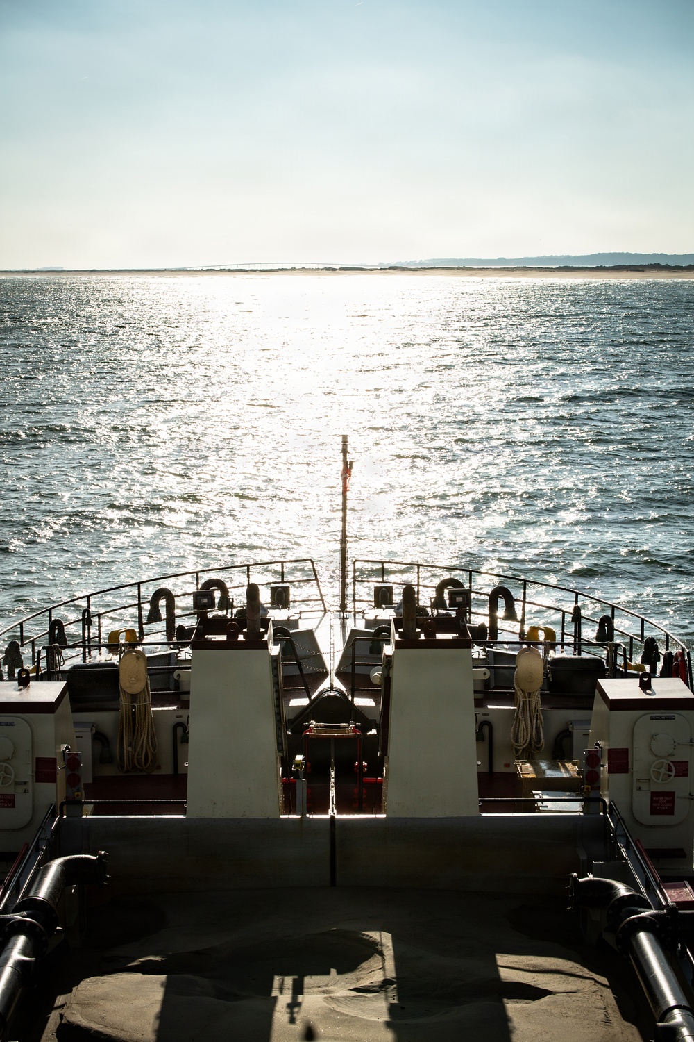 US Army Corps of Engineers Dredge Boat MURDEN Performs Channel Maintenance