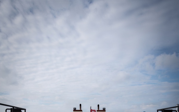 US Army Corps of Engineers Dredge Boat MURDEN Performs Channel Maintenance