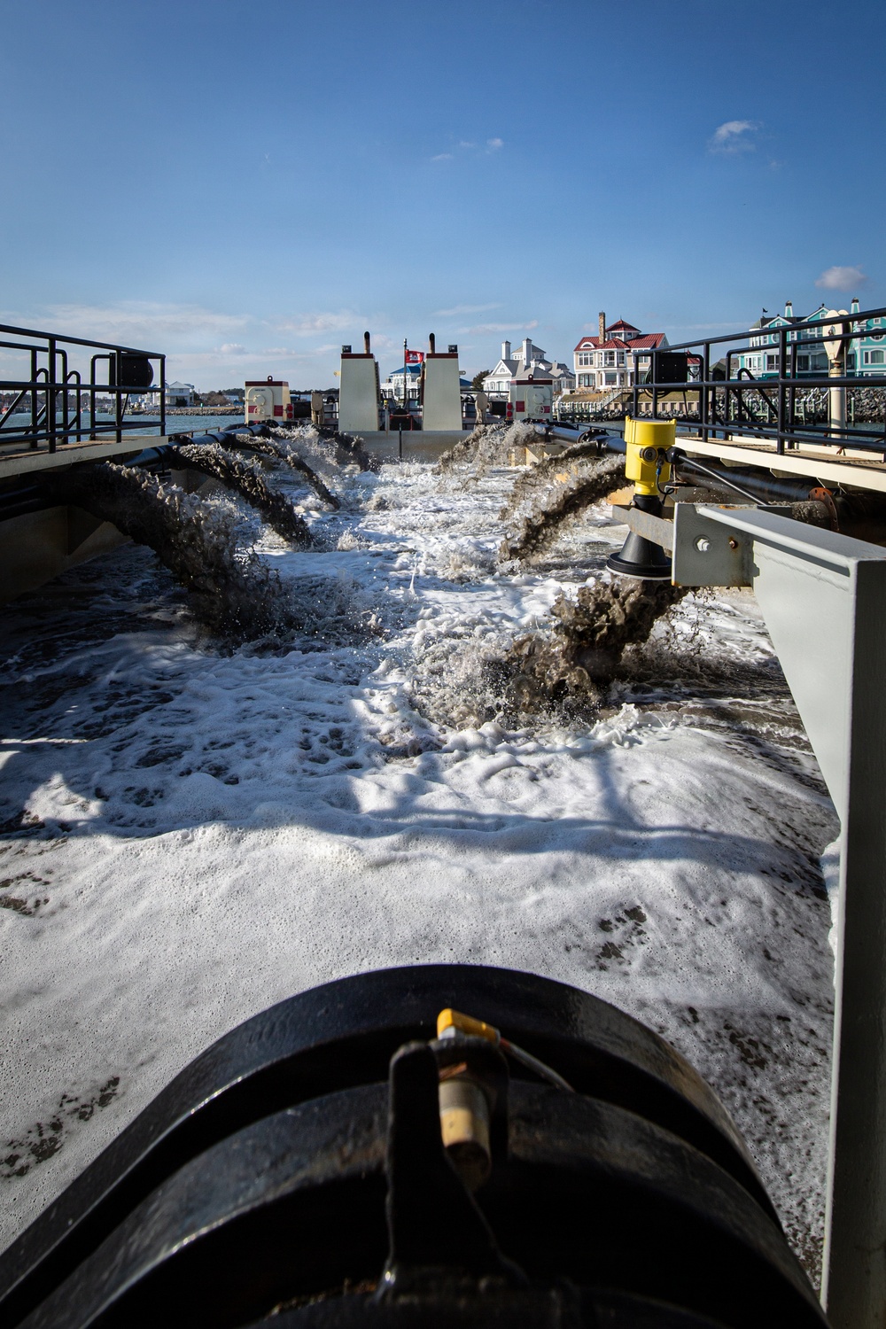 US Army Corps of Engineers Dredge Boat MURDEN Performs Channel Maintenance