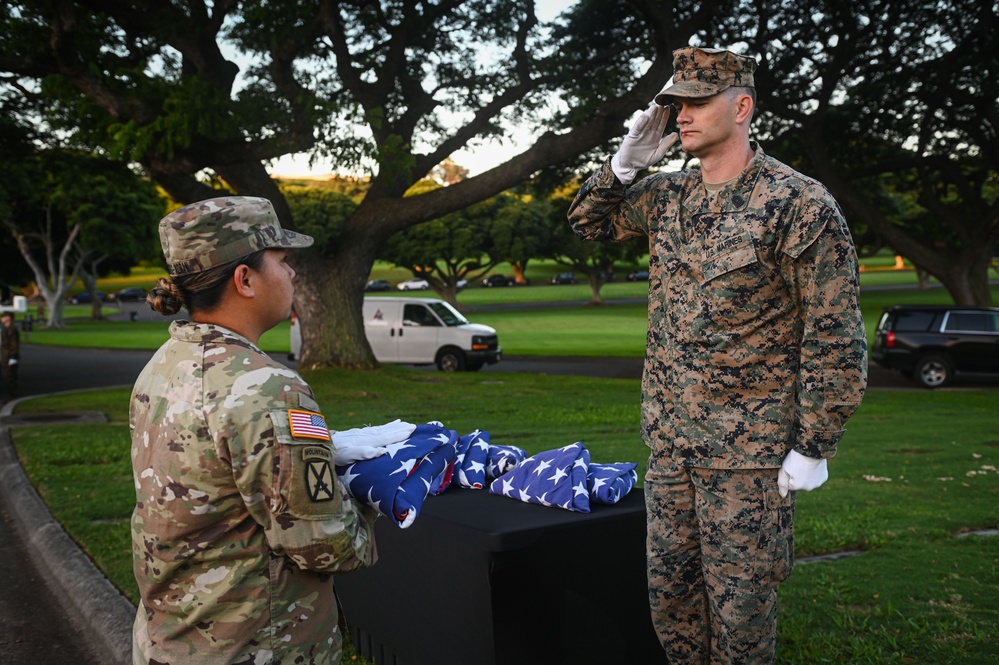 DPAA conducts Disinterment Ceremony