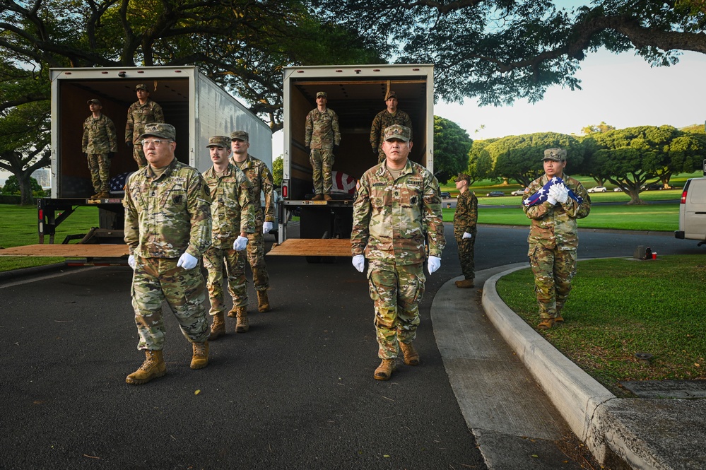 DPAA conducts Disinterment Ceremony