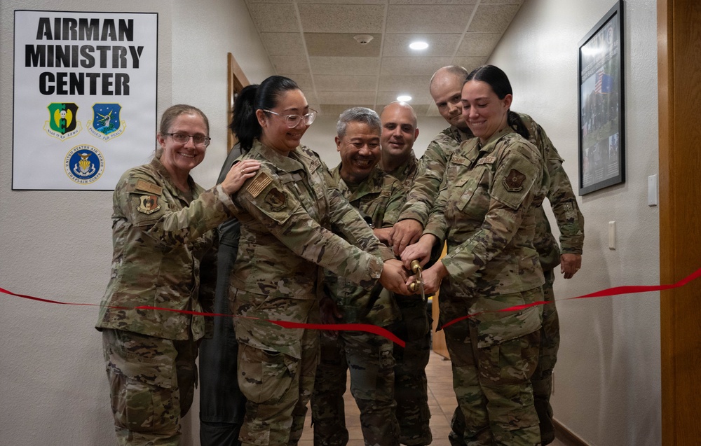 Minot Air Force Base celebrates the opening of the Airmen Ministry Center