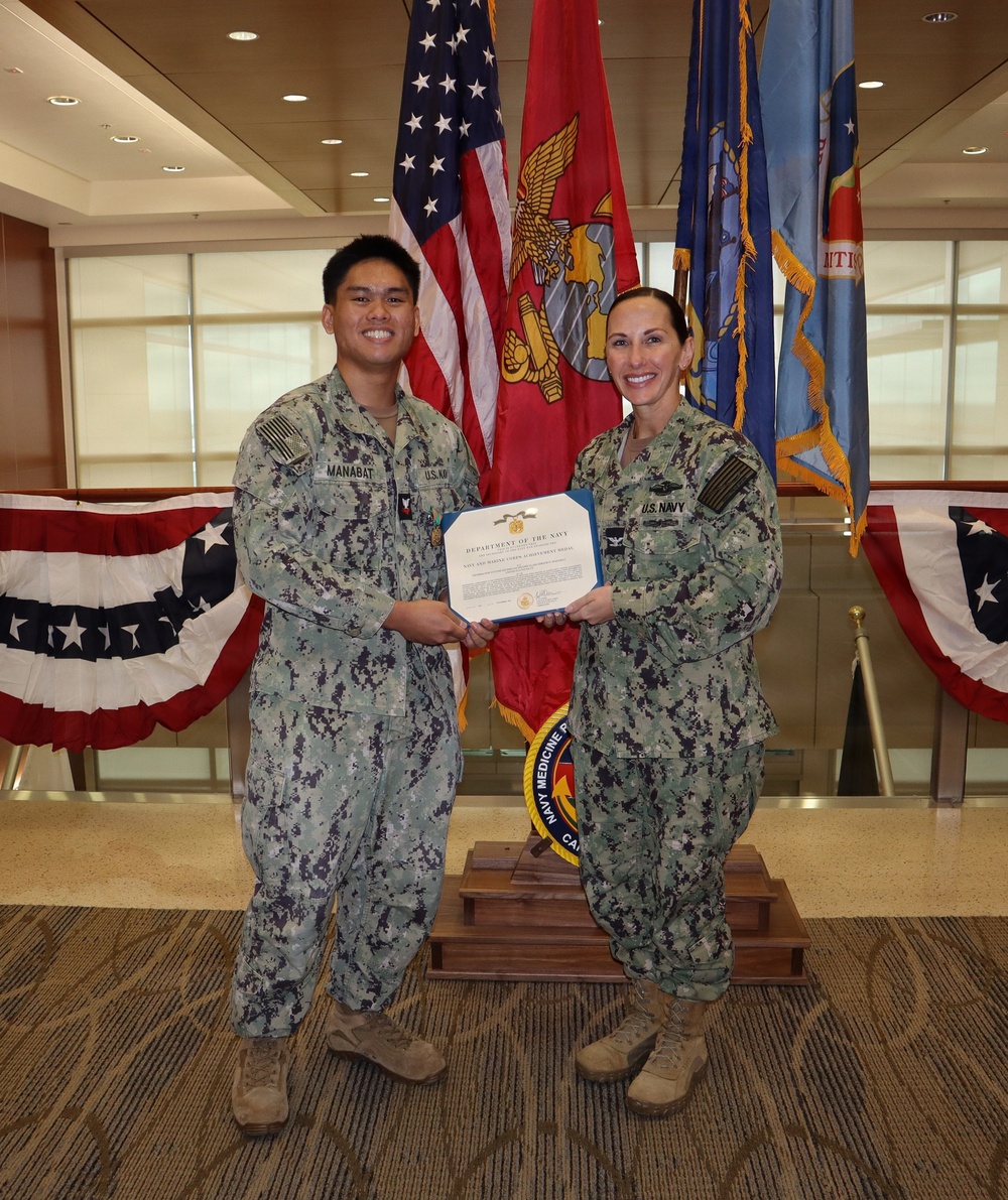 NMRTC Camp Pendleton holds monthly awards ceremony.