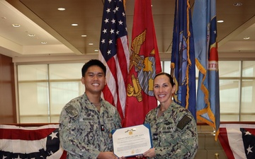 NMRTC Camp Pendleton holds monthly awards ceremony.