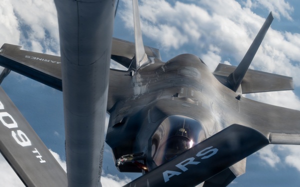 Joint force in motion: Marines and Airmen integrate over the Pacific