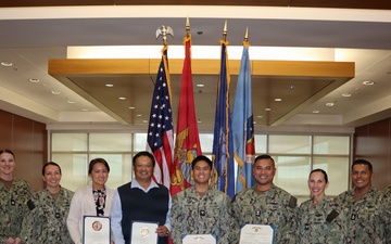 NMRTC Camp Pendleton holds monthly awards ceremony.