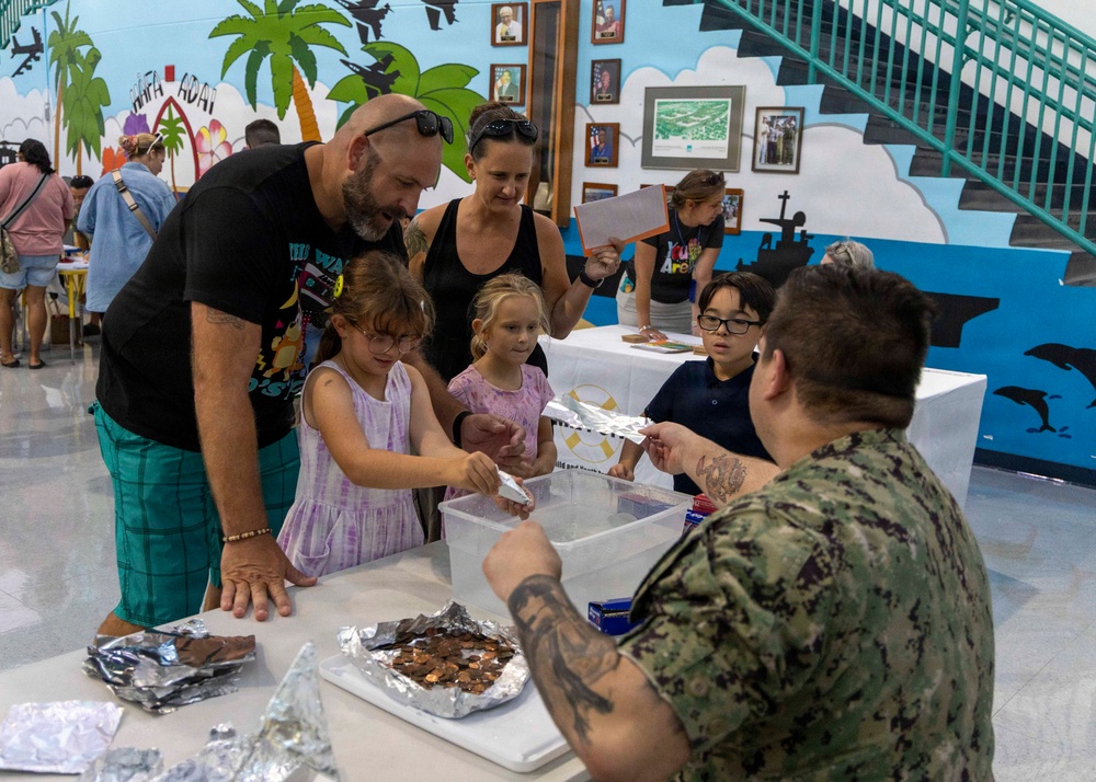 NSTCP Sailor Educates Students at STEAM Night