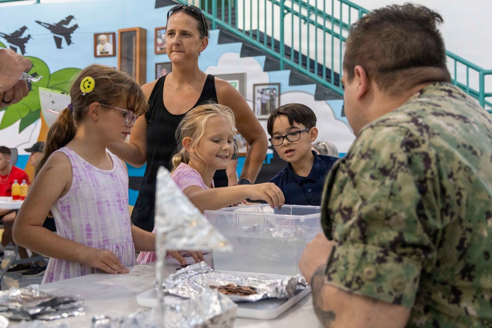 NSTCP Sailor Educates Students at STEAM Night