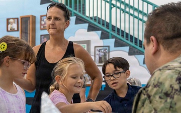 NSTCP Sailor Educates Students at STEAM Night