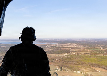 1st Air Cavalry Brigade Texas A&amp;M University Football Flyover