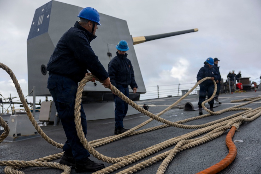 USS Spruance conducts routine operations