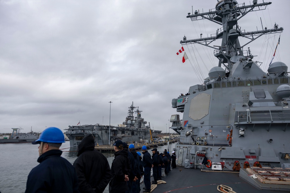 USS Spruance conducts routine operations