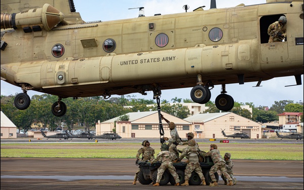 25th DSB Live Sling Load Training