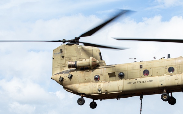 25th DSB Live Sling Load Training