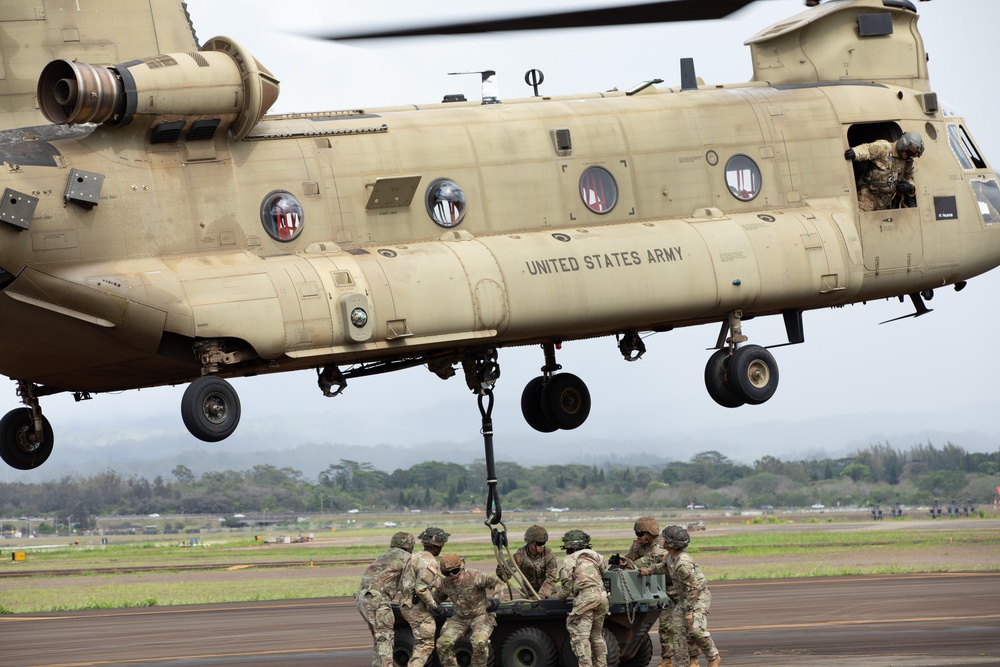 25th DSB Live Sling Load Training