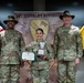 U.S. Army Soldiers receive awards for the 1st Cavalry Division Career Counselor of the Year Competition
