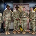 U.S. Army Soldiers receive awards for the 1st Cavalry Division Career Counselor of the Year Competition