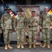 U.S. Army Soldiers receive awards for the 1st Cavalry Division Career Counselor of the Year Competition