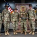 U.S. Army Soldiers receive awards for the 1st Cavalry Division Career Counselor of the Year Competition