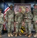 U.S. Army Soldiers receive awards for the 1st Cavalry Division Career Counselor of the Year Competition