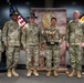U.S. Army Soldiers receive awards for the 1st Cavalry Division Career Counselor of the Year Competition