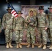 U.S. Army Soldiers receive awards for the 1st Cavalry Division Career Counselor of the Year Competition