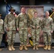 U.S. Army Soldiers receive awards for the 1st Cavalry Division Career Counselor of the Year Competition