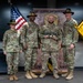 U.S. Army Soldiers receive awards for the 1st Cavalry Division Career Counselor of the Year Competition