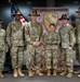 U.S. Army Soldiers receive awards for the 1st Cavalry Division Career Counselor of the Year Competition