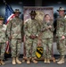 U.S. Army Soldiers receive awards for the 1st Cavalry Division Career Counselor of the Year Competition