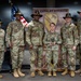 U.S. Army Soldiers receive awards for the 1st Cavalry Division Career Counselor of the Year Competition