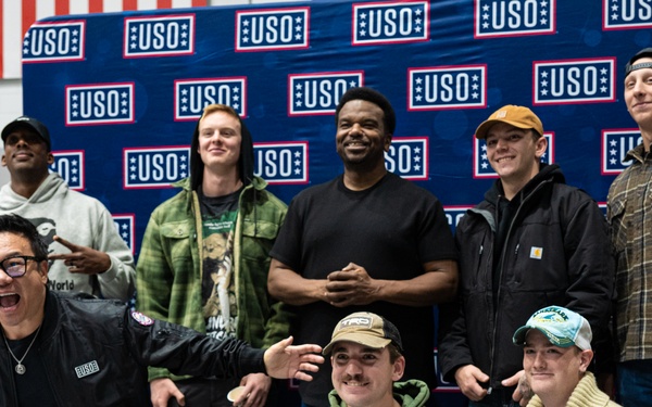 USO presents a night of laughs for Soldiers