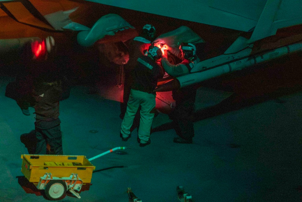 Abraham Lincoln conducts routine operations