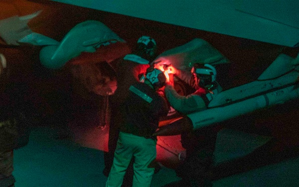 Abraham Lincoln conducts routine operations