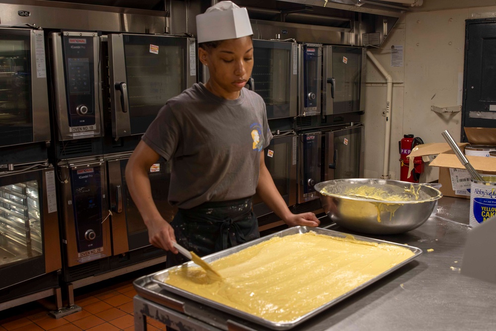 Abraham Lincoln conducts routine operations