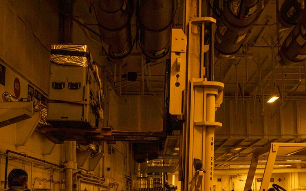 Abraham Lincoln conducts routine operations