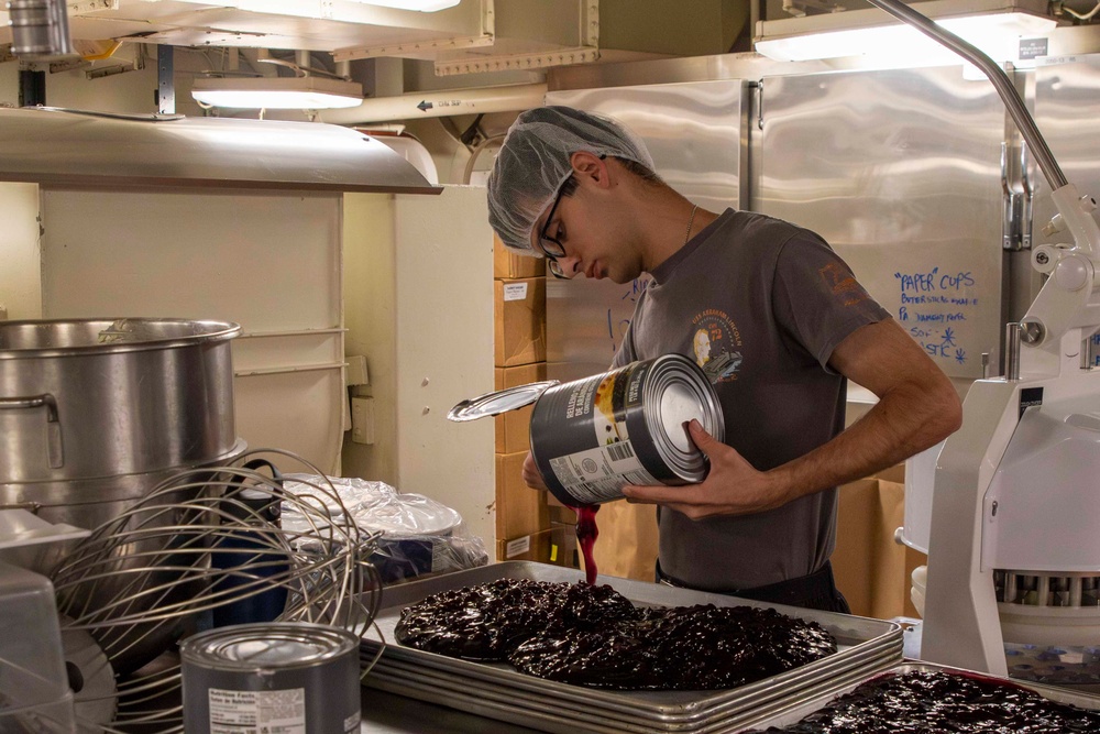 Abraham Lincoln conducts routine operations