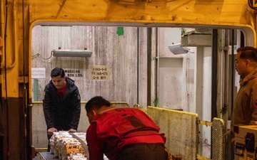 Abraham Lincoln conducts routine operations