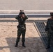North Korean soldiers observe personnel in Joint Security Area