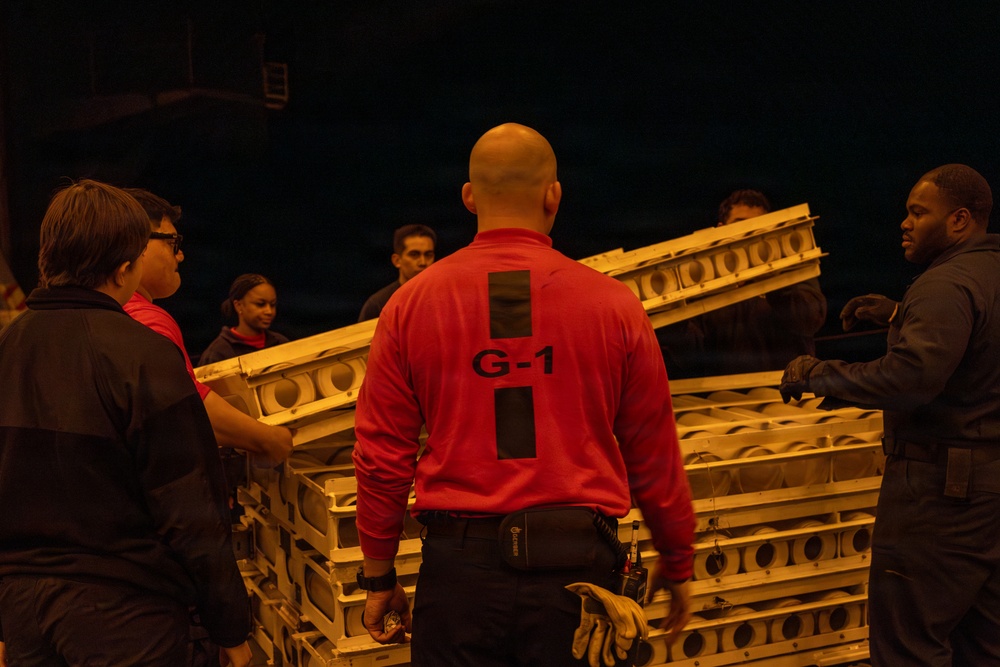 Abraham Lincoln conducts routine operations