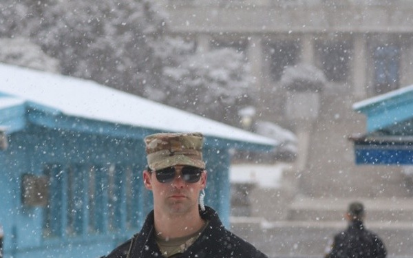 United Nations Command Security Battalion guards Joint Security Area in DMZ