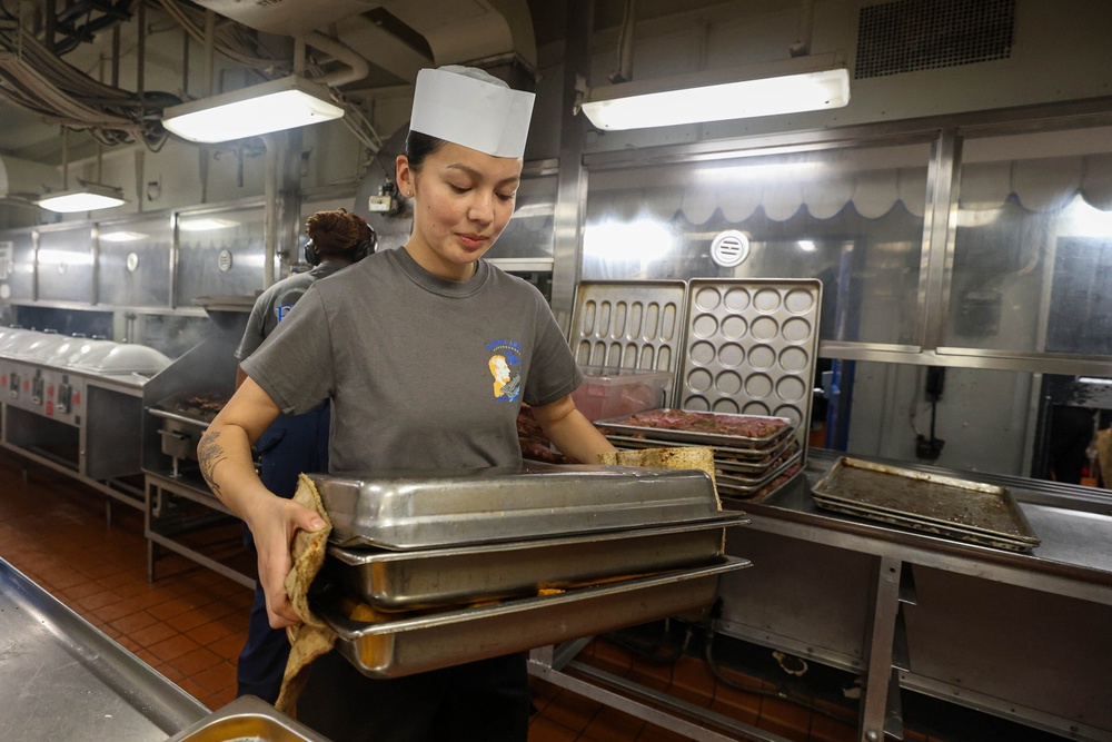 USS Abraham Lincoln conducts routine operations.