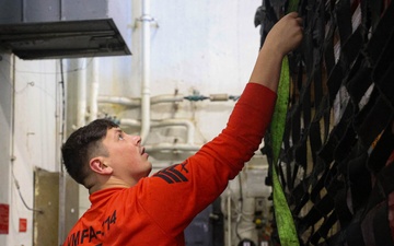 USS Abraham Lincoln conducts routine operations.